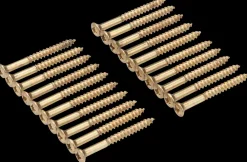 Arvid Nilsson Træskrue messing 3 x 30 mm 20-pak| Skruer