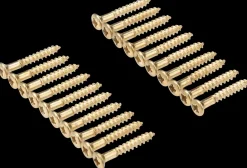 Arvid Nilsson Træskrue messing 3 x 20 mm 20-pak| Skruer