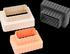 SJÖBO Udstiksform firkant 3-pak - assorterede farver| Køkkenredskaber