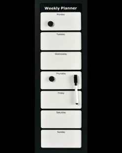 bnt office Ugeplanstavle Whiteboard 60 x 20 cm| Kontorartikler