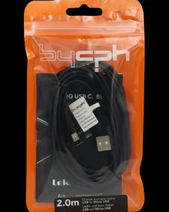 Leki Denmark USB til Micro USB Kabel - 2,0 meter| Mobiltilbehør