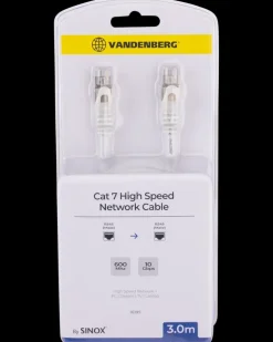 VANDENBERG Netværkskabel Cat7 3 meter - hvid| Netværkskabler Og Tilbehør