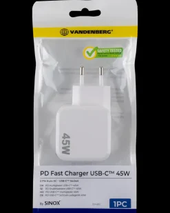 VANDENBERG Oplader USB-C 45 W| Mobiltilbehør