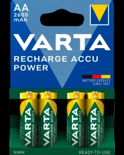 Varta Genopladelig batteri - AA 2600mAh 4-pak| Batterier