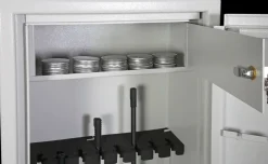 Våbenskab til 9 våben - med overskab| Våbenskabe