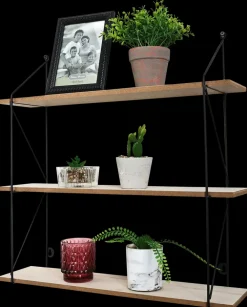 Vægreol med 3 hylder| Øvrige Møbler|Dekoration