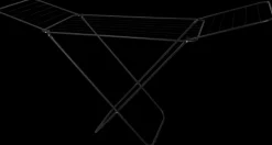 Vingetørrestativ 18 m sort| Tørrestativer Og Tøjklemmer