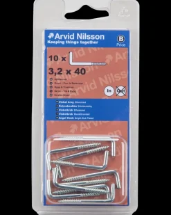 Arvid Nilsson Vinkelkrog Ø3,2 x 40 mm 10-pak| Kroge Og Ophæng