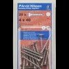 Arvid Nilsson VVS-skrue A2 4 x 40 mm 20-pak| Skruer