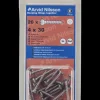 Arvid Nilsson VVS-skrue A2 4 x 30 mm 20-pak| Skruer
