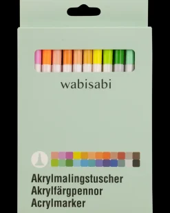 Wabisabi Akrylmalingstuscher - 24 stk| Kontorartikler|Øvrige Hobbyartikler