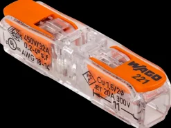 Wago Fjedersamlemuffe til 1 ledning 12-pak| Samlemuffer