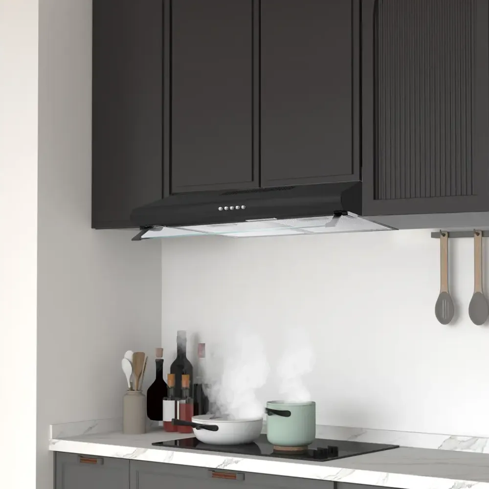 Wasco Emhætte TF2560BL sort 60 cm| Emhætter