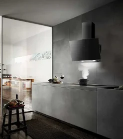 Wasco Emhætte Vertikal TV1360BL sort 60 cm| Emhætter