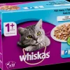 Whiskas Fiskmenu 1 år+ 12 x 85 g| Hundefoder, Kattemad Og Godbidder