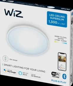 WiZ Plafond superslim Ø25cm 14W - hvid| Loftslamper Og -Pendler