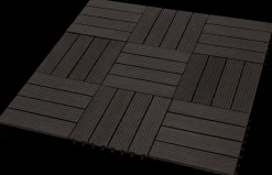 WPC Flise komposit 30 x 30 cm - koksgrå| Fliser Og Underlag