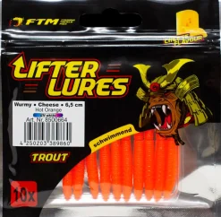 FTM Omura Wurmy Cheese 6,5 cm - Hot Orange| Endegrej Og Madding