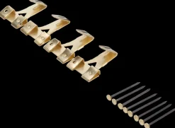 Arvid Nilsson X-krog dobbelt messing 4-pak| Kroge Og Ophæng